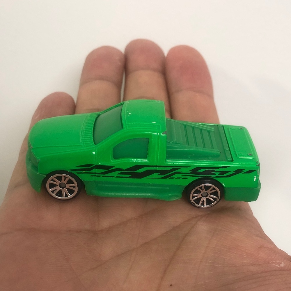 Green Kids Toy Pickup Truck - Die-Cast Toy Truck